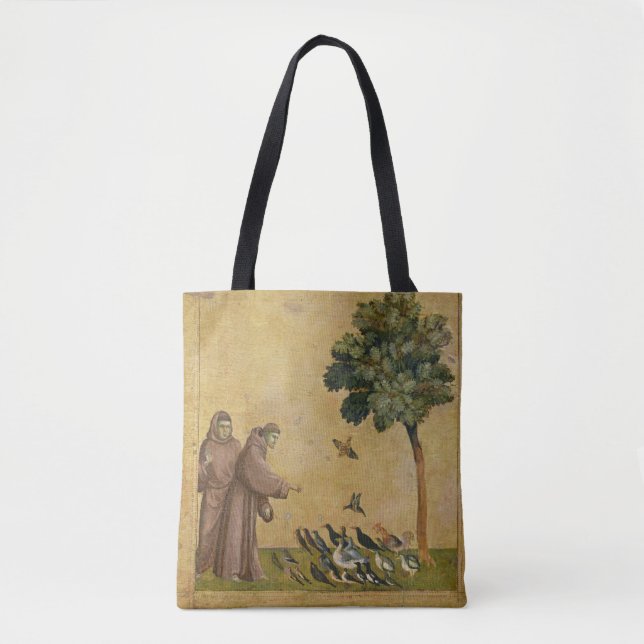 St Francis von Assisi predigend zu den Vögeln (Vorderseite)