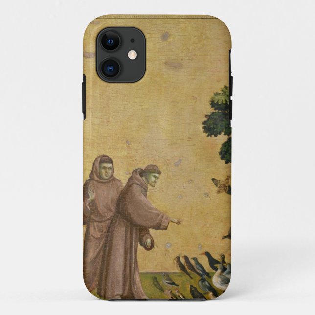 St Francis von Assisi predigend zu den Vögeln Case-Mate iPhone Hülle (Rückseite)