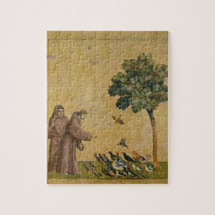 St Francis von Assisi predigend zu den Vögeln Puzzle