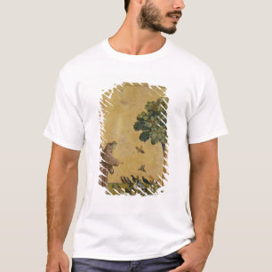 St Francis von Assisi predigend zu den Vögeln T-Shirt