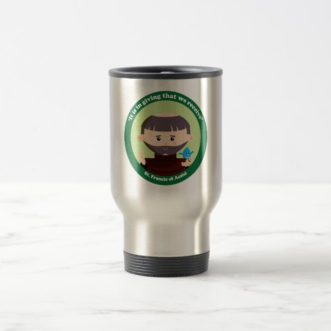 St Francis von Assisi Reisebecher (Mittel)