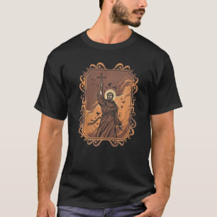 St. Francis von Assisi Schutzheilige der Tiere Cat T-Shirt
