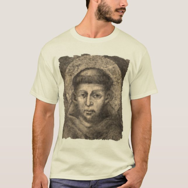 St Francis von Assisi T-Shirt (Vorderseite)