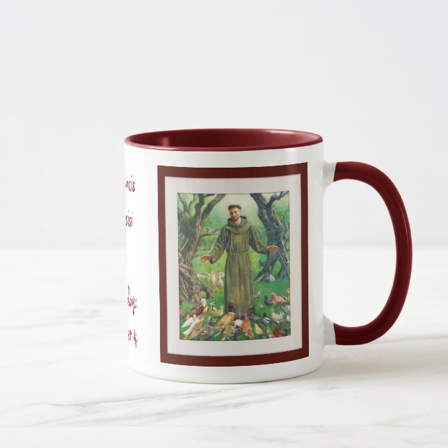 St Francis von Assisi Tasse (Rechts)