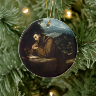 St. Francis von Assisi von Cigoli Keramik Ornament