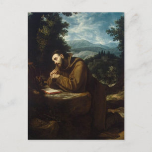 St. Francis von Assisi von Cigoli Postkarte