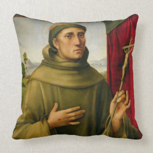 St Francis von Assissi, c.1490 (Tempera auf Kissen