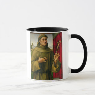 St Francis von Assissi, c.1490 (Tempera auf Tasse