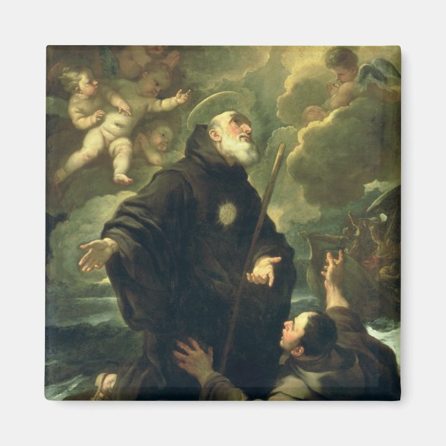 St. Francis von Paola, 1416-1507) Magnet (Vorne)