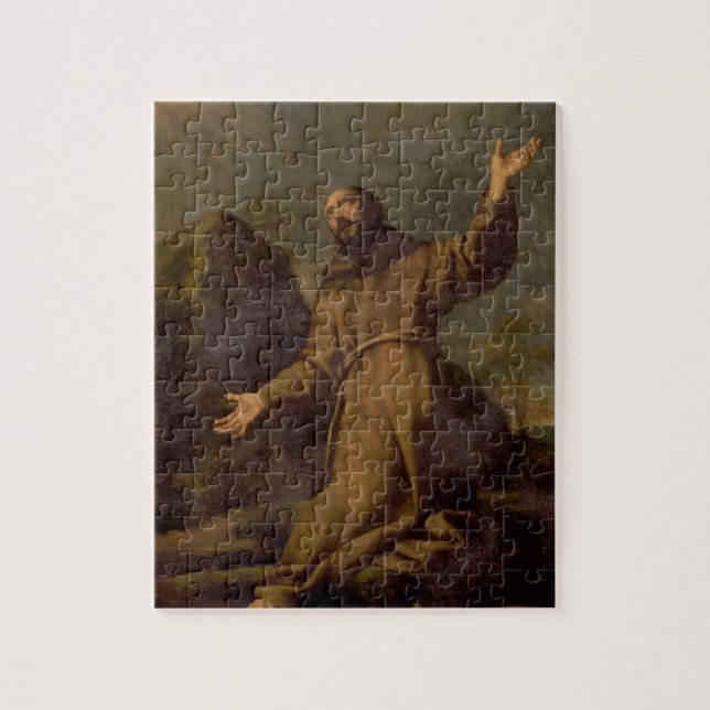 St Francis, welches die Schanden empfängt Puzzle (Vertikal)