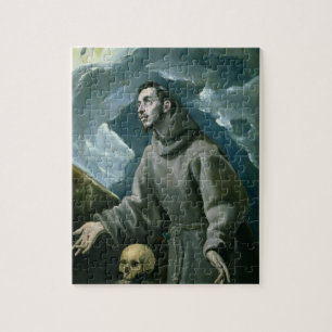 St Francis, welches die Schanden (Öl, empfängt a Puzzle