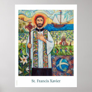 St. Francis Xavier Katholisches Poster