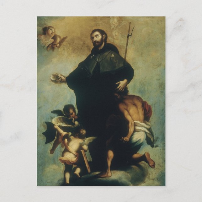 St. Francis Xavier von Nicolas Enriquez Postkarte (Vorderseite)