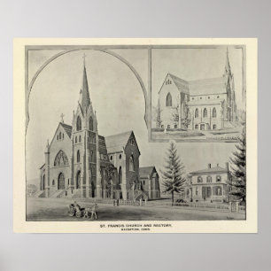 St- Franciskirche, Naugatuck Poster