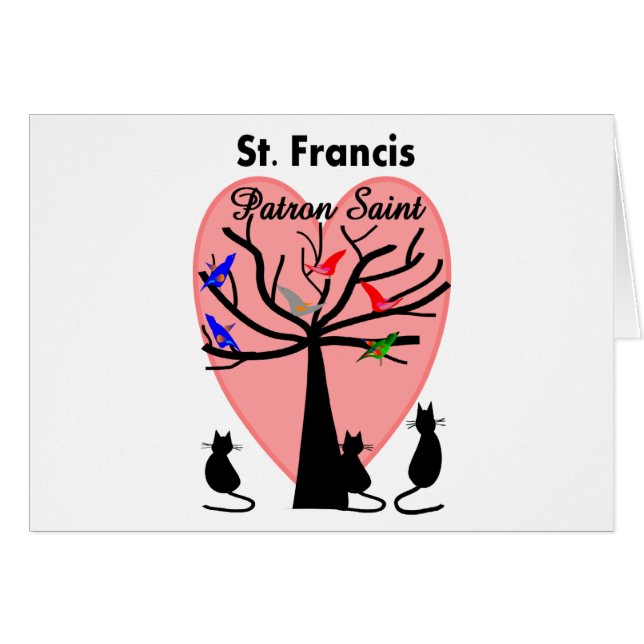 St- FrancisSchutzpatron--Einzigartiger Baum und (Vorderseite (Horizontal))
