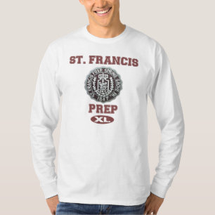 St- Francisvorbereitungs-lange Hülse hellfarbige T-Shirt