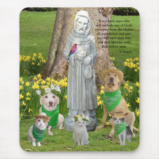 St- Franciszitat Mousepad (Vorne)