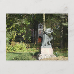 St. Francs und der Wolf von Gubbio Postkarte