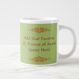 St. Franz von Assisi (BK 002) Jumbo-Tasse