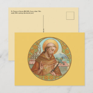 St. Franz von Assisi (BK 002) Postkarte