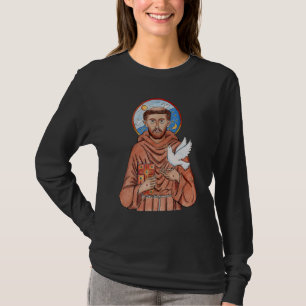 St. Franz von Assisi Schutzpatron der Tiere Katho T-Shirt