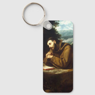 St. Franz von Assisi Seraphischer Vater Fine Art Schlüsselanhänger
