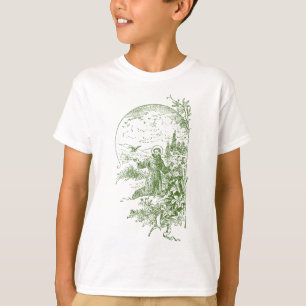 St Franz von Assisi Vintage Heilige Katholische Ök T-Shirt