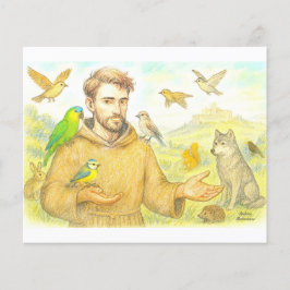 St. Franziskus - die Predigt an die Vögel und Tier Flyer