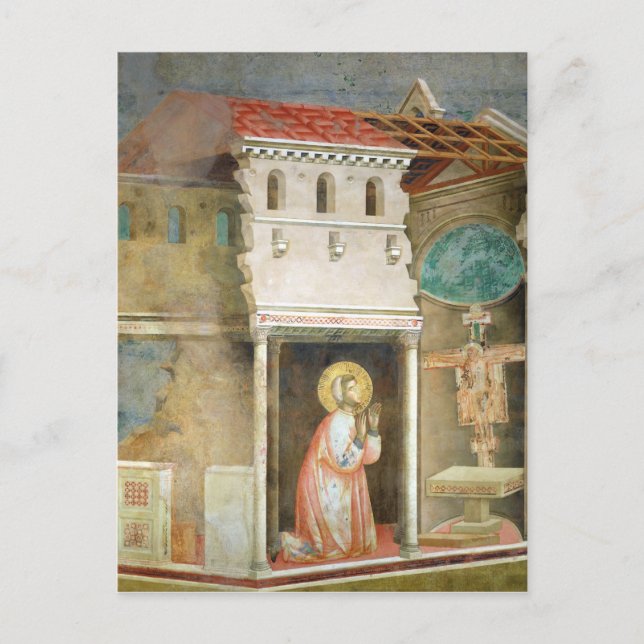 St. Franziskus Geplagt in der Kirche San Postkarte (Vorderseite)