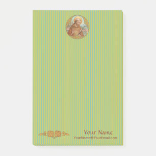 St. Franziskus von Assisi (BK 002) 4"x6" Post-it Klebezettel