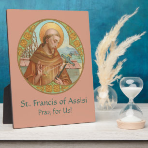 St. Franziskus von Assisi (BK 002) 8"x10" Fotoplatte