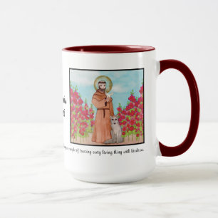 St. Franziskus von Assisi farbenfrohe Geschenke Tasse