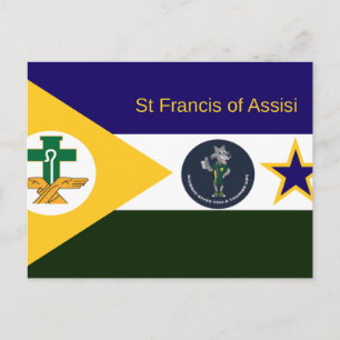 St. Franziskus von Assisi Feiertagspostkarte