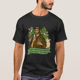 St. Franziskus von Assisi Schutzpatron der Tiere C T-Shirt