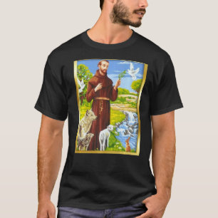 St. Franziskus von Assisi Schutzpatron der Tiere K T-Shirt
