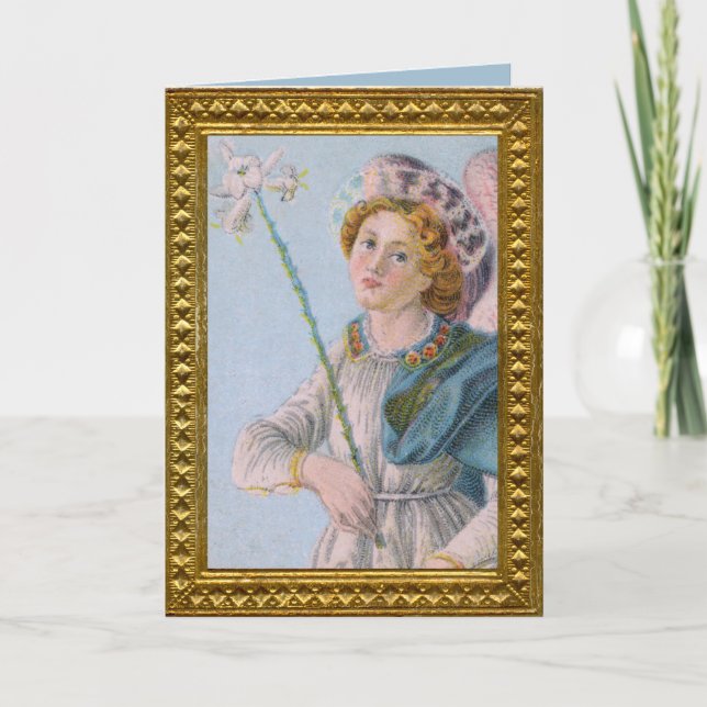 St. Gabriel der Erzengel (Detail; M 017) Leere Karte (Vorderseite)