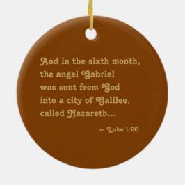 St. Gabriel der Erzengel (M 011) Keramik Ornament