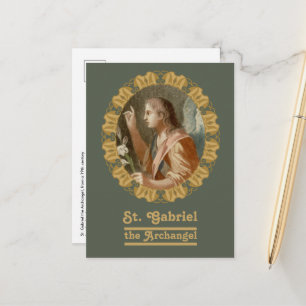 St. Gabriel der Erzengel (M 011) Postkarte