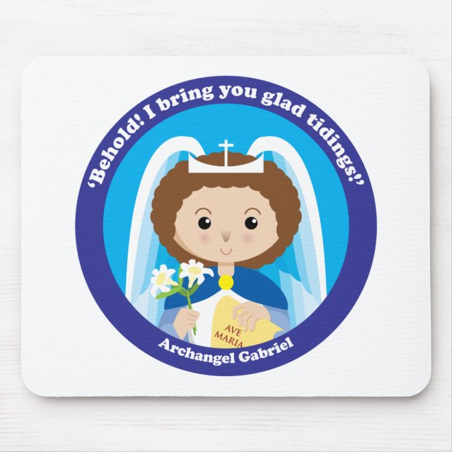 St. Gabriel der Erzengel Mousepad (Vorne)