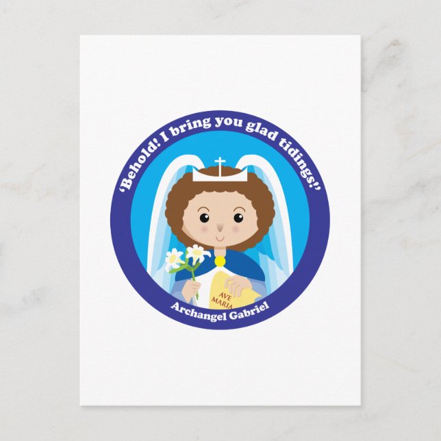 St. Gabriel der Erzengel Postkarte (Vorderseite)