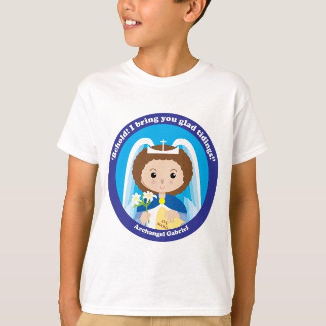 St. Gabriel der Erzengel T-Shirt (Vorderseite)