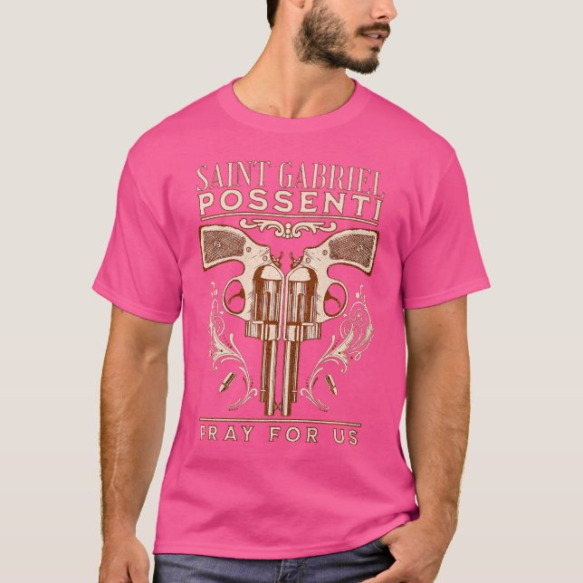 St Gabriel Possenti Schutzheilige der Waffen Unser T-Shirt (Vorderseite)