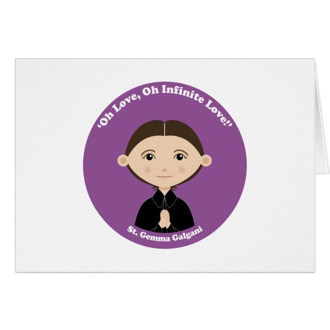 St. Gemma Galgani (Vorderseite (Horizontal))
