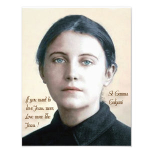 St. Gemma Galgani, Fotodruck