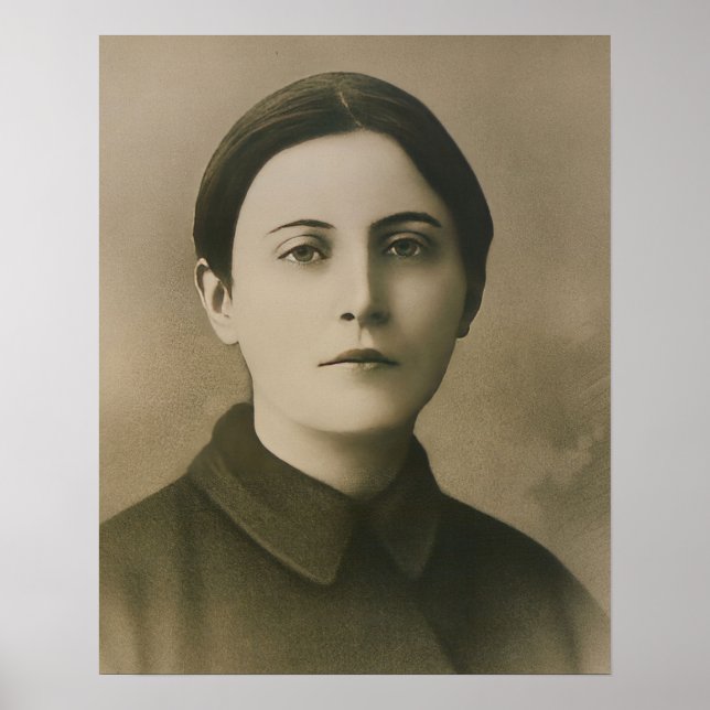 St Gemma Galgani Italienisch Katholische Kirche Sa Poster (Vorne)