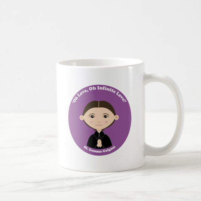St. Gemma Galgani Kaffeetasse (Rechts)