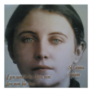 St. Gemma Galgani Poster