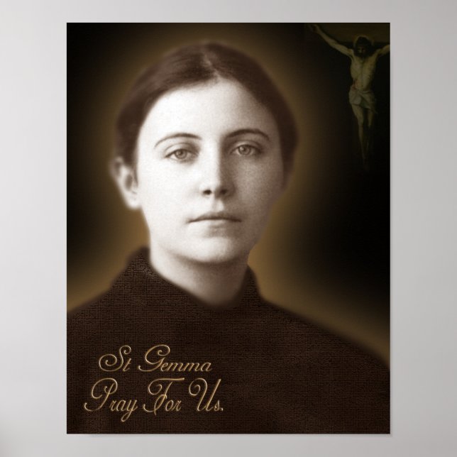 St. Gemma Galgani, Poster (Vorne)