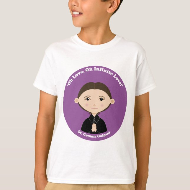 St. Gemma Galgani T-Shirt (Vorderseite)