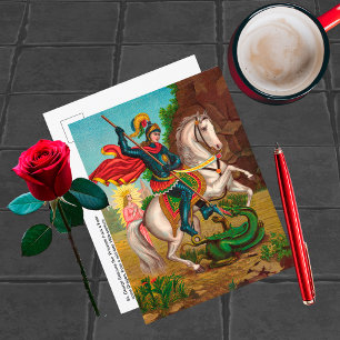 St. Georg rettet die Prinzessin Postkarte